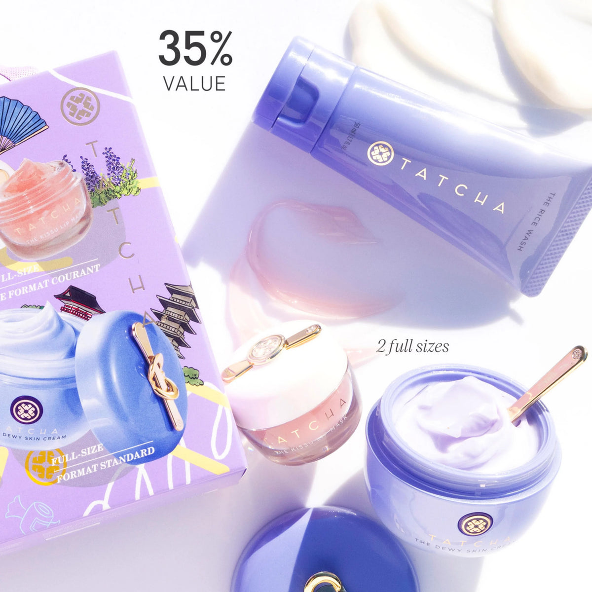 Dewy Skin, Plump Lips Set