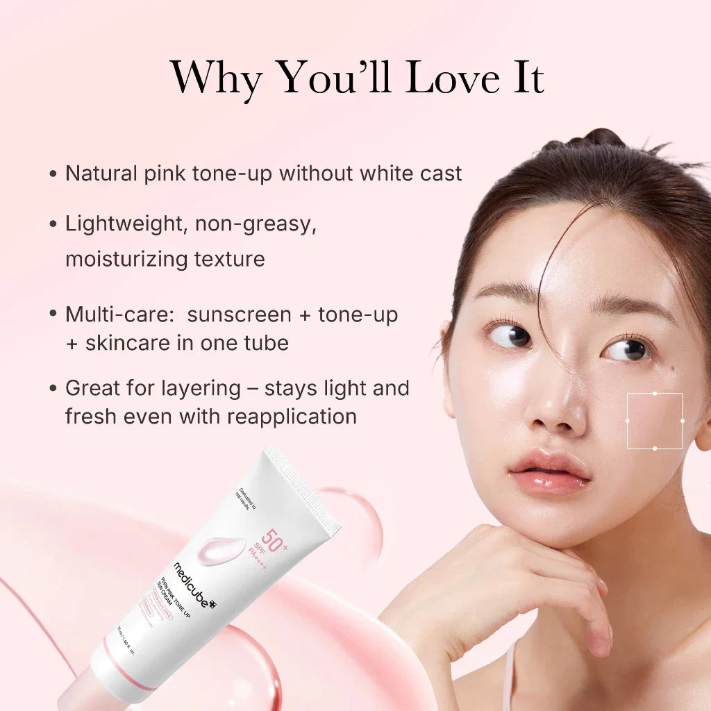 PDRN Pink Tone Up Sun Cream