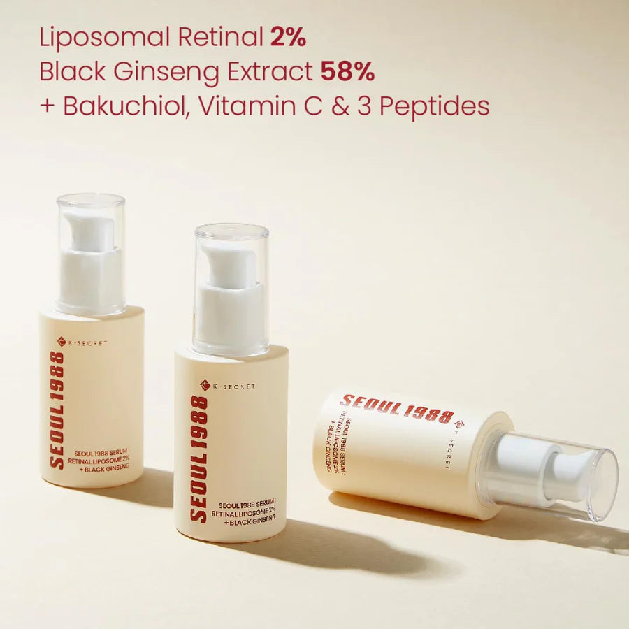 Seoul 1988 Serum : Retinal Liposome 2% + Black Ginseng