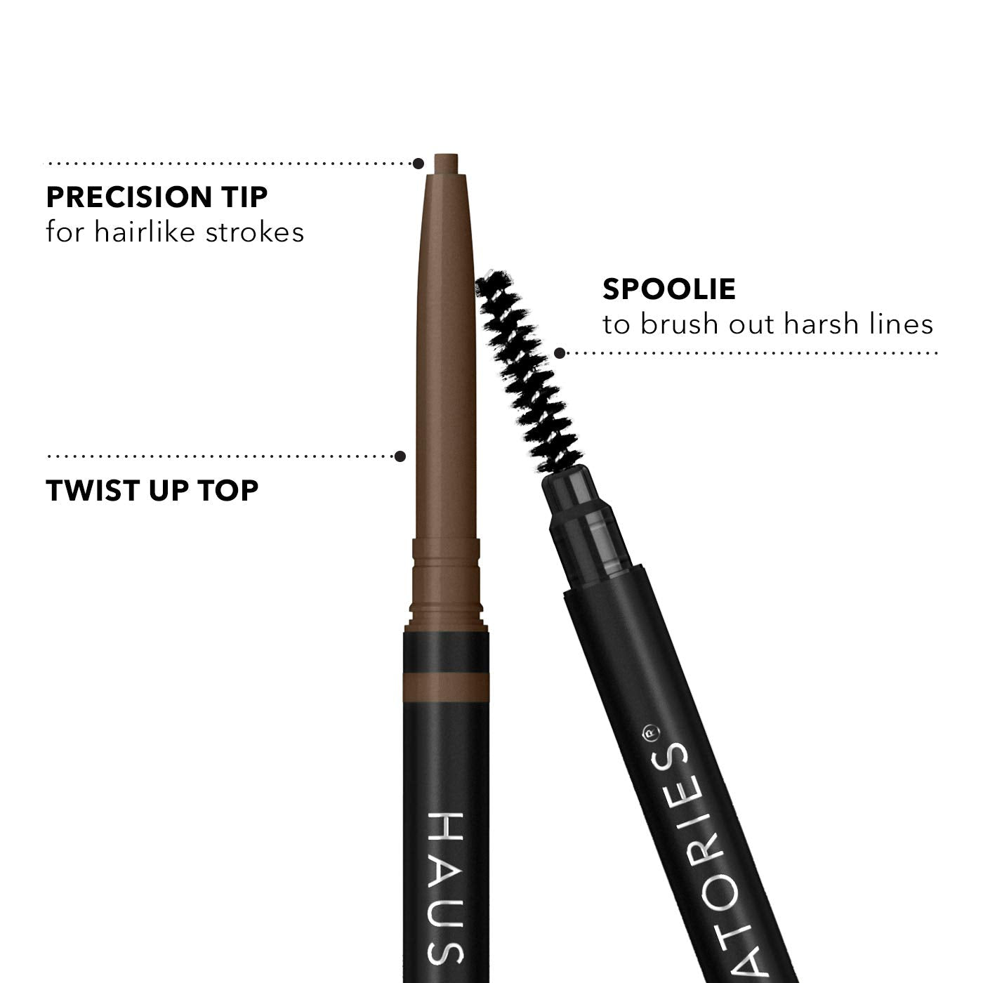 The Edge Precision Brow Pencil - Medium Brown