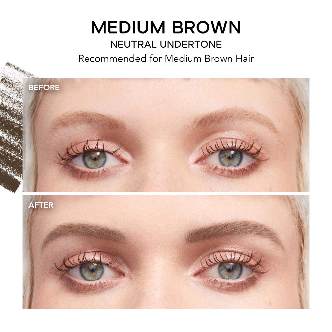 The Edge Precision Brow Pencil - Medium Brown