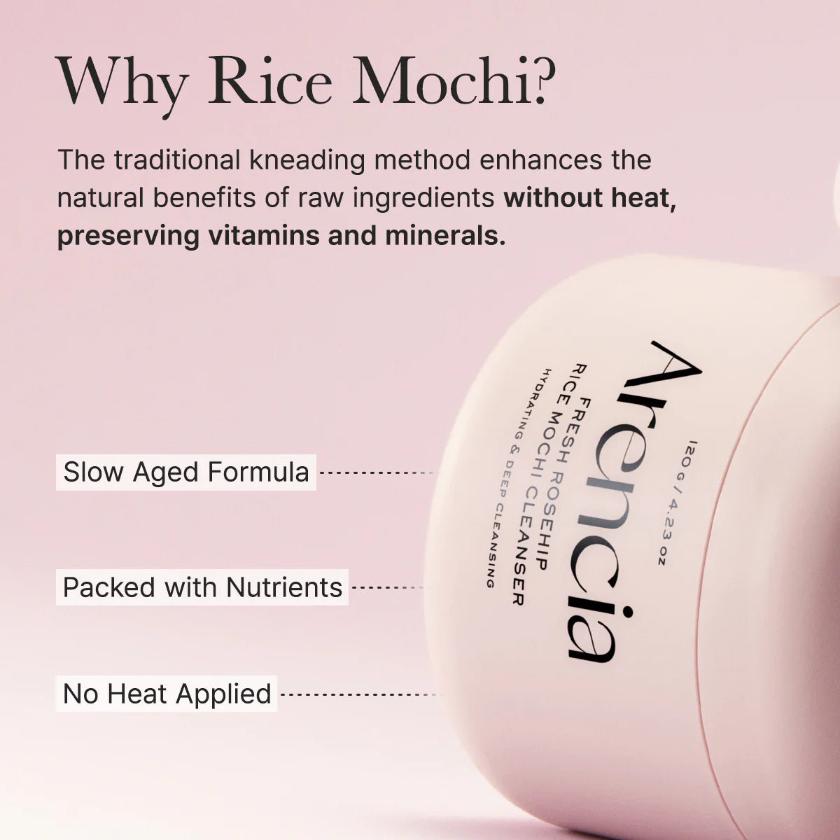 Fresh Rosehip Rice Mochi Cleanser