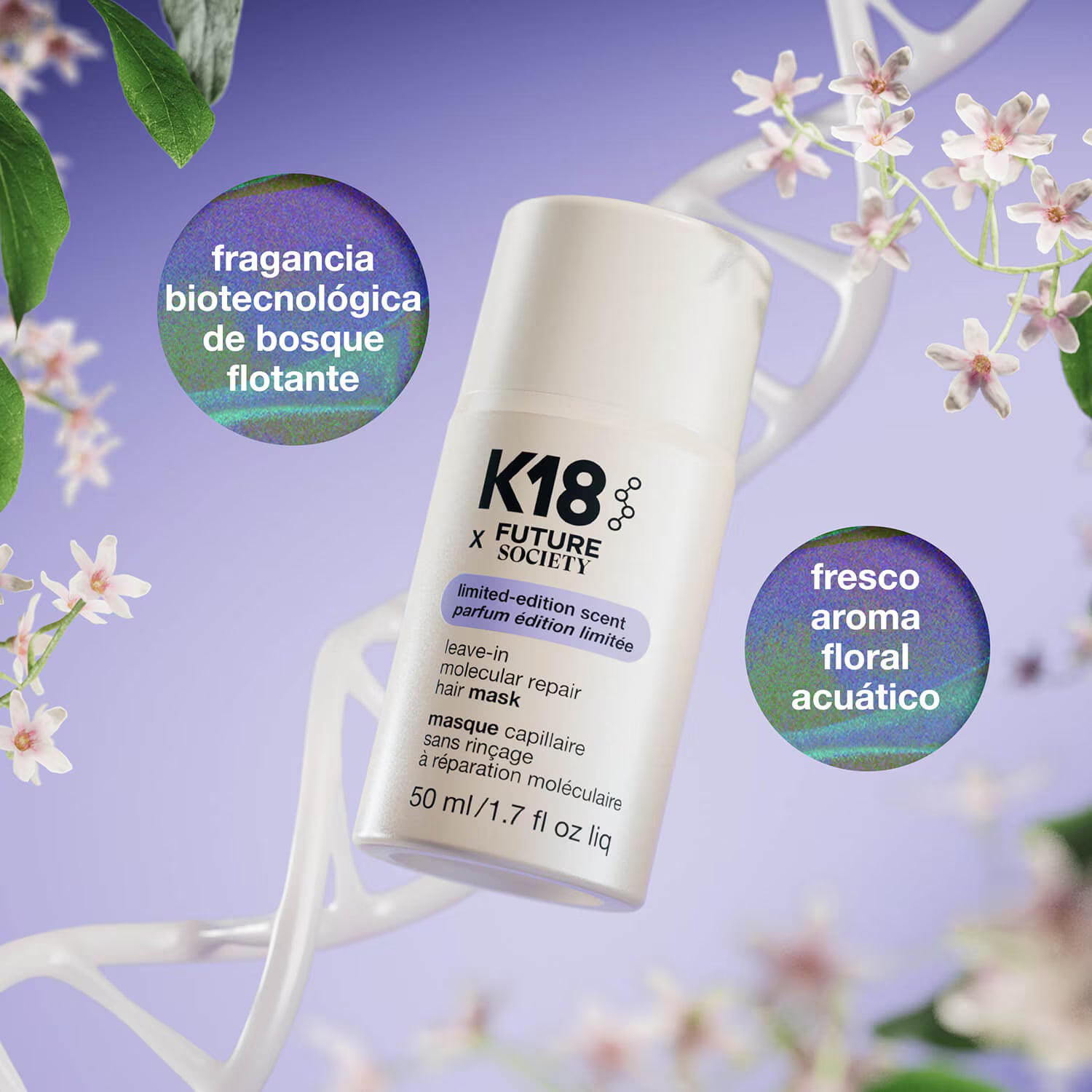 Leave-In Molecular Repair Hair Mask X Future Society