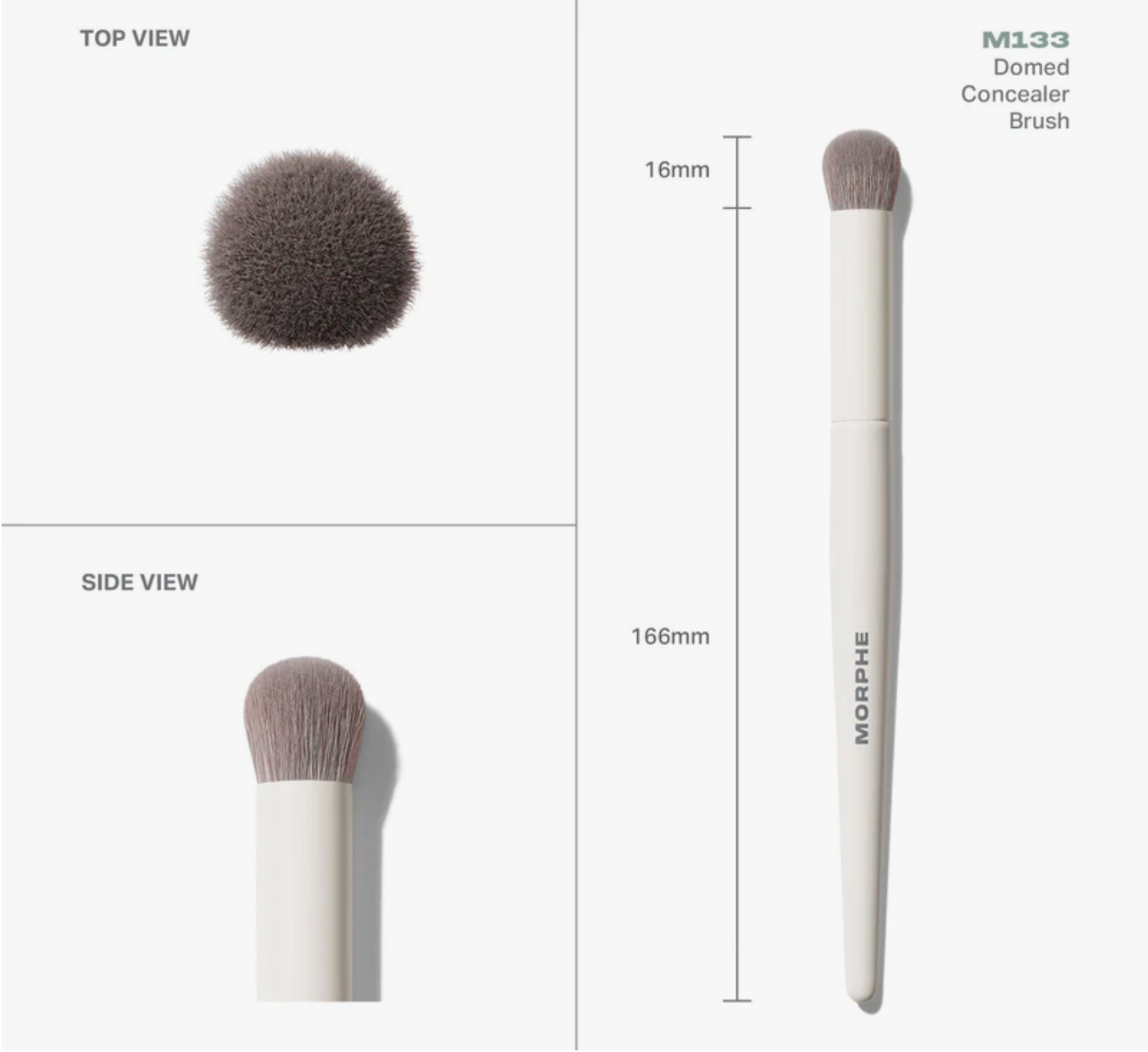 M133 Domed Concealer Brush