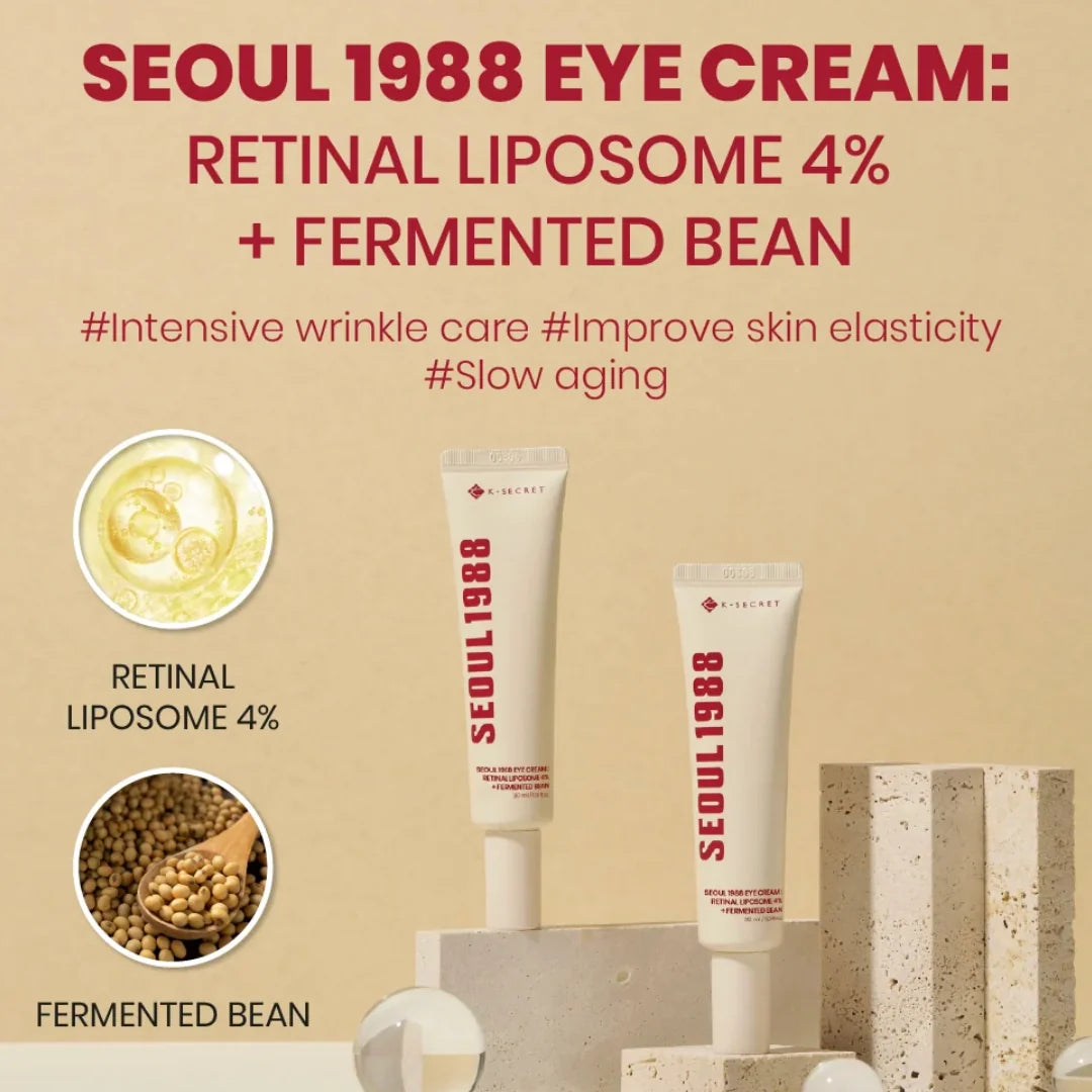 Seoul 1988 Eye Cream: Retinal Liposome 4% + Fermented Bean