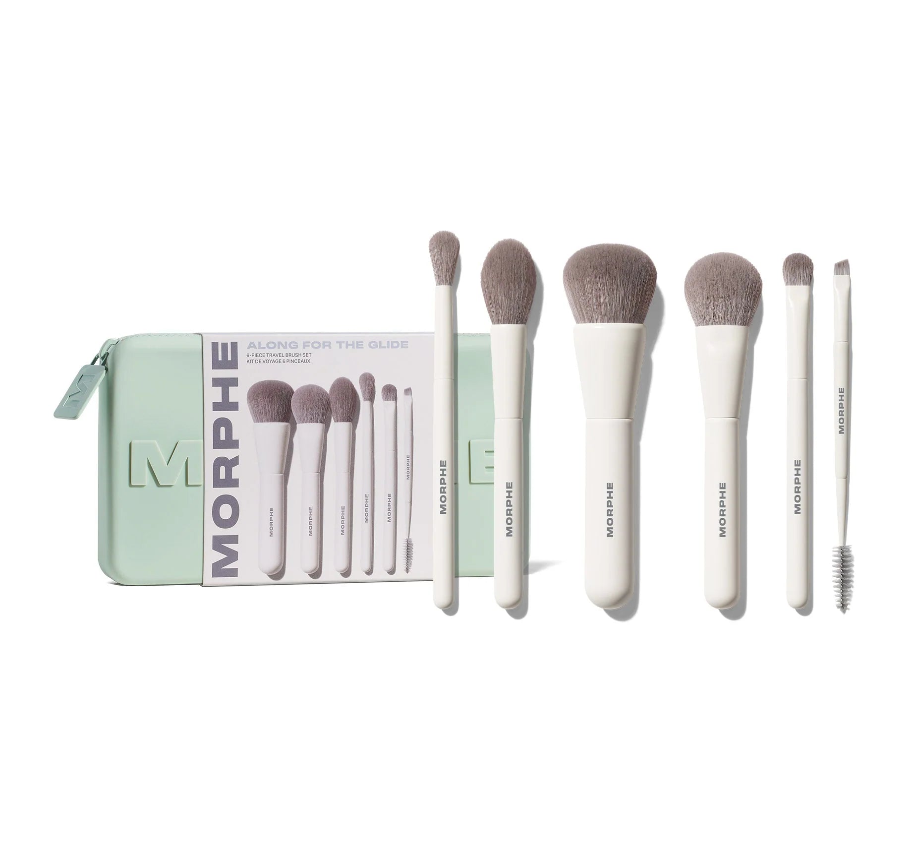 Along For The Glide 6-Piece Travel Brush Set