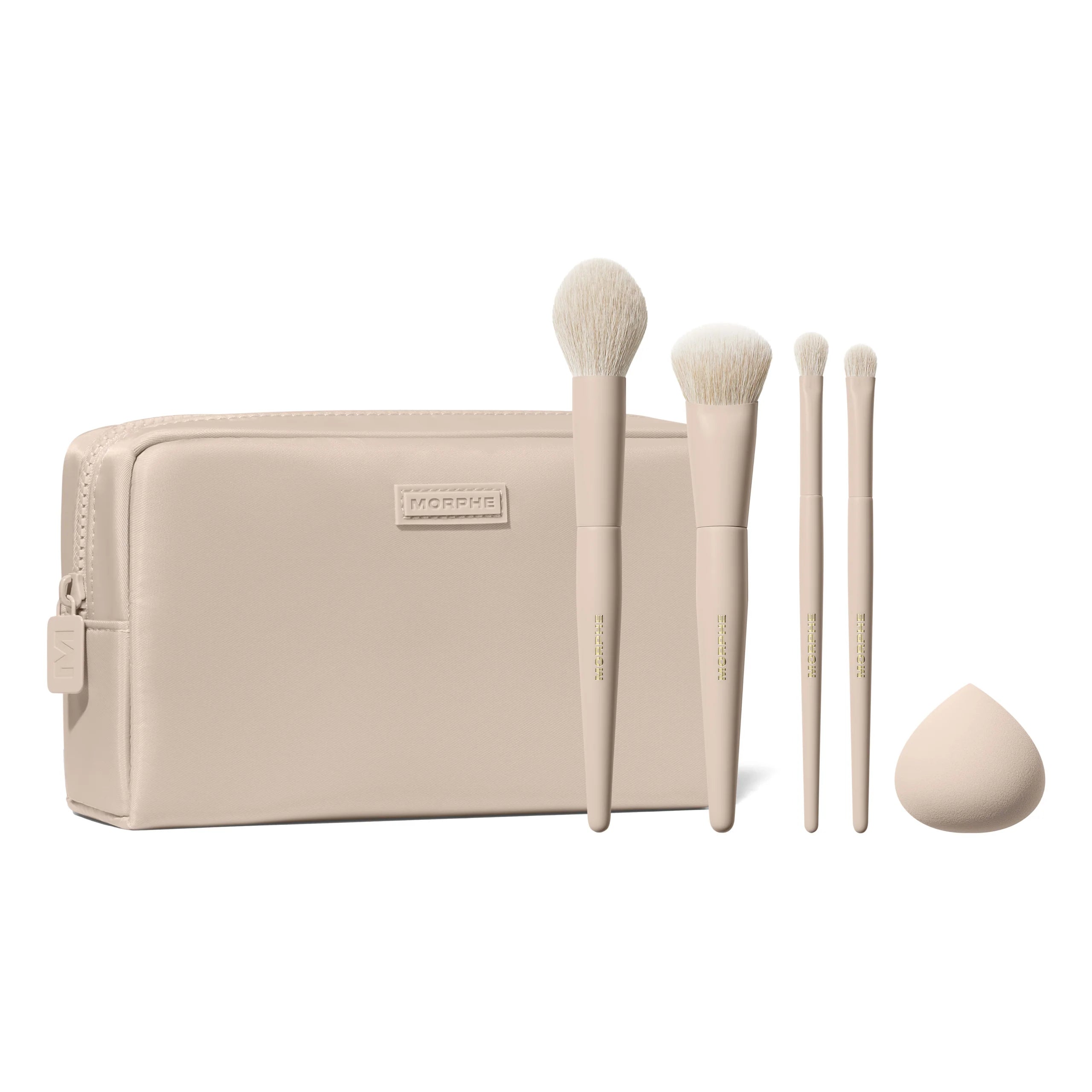 Oat-Latte 5-Piece Face & Eye Brush Set