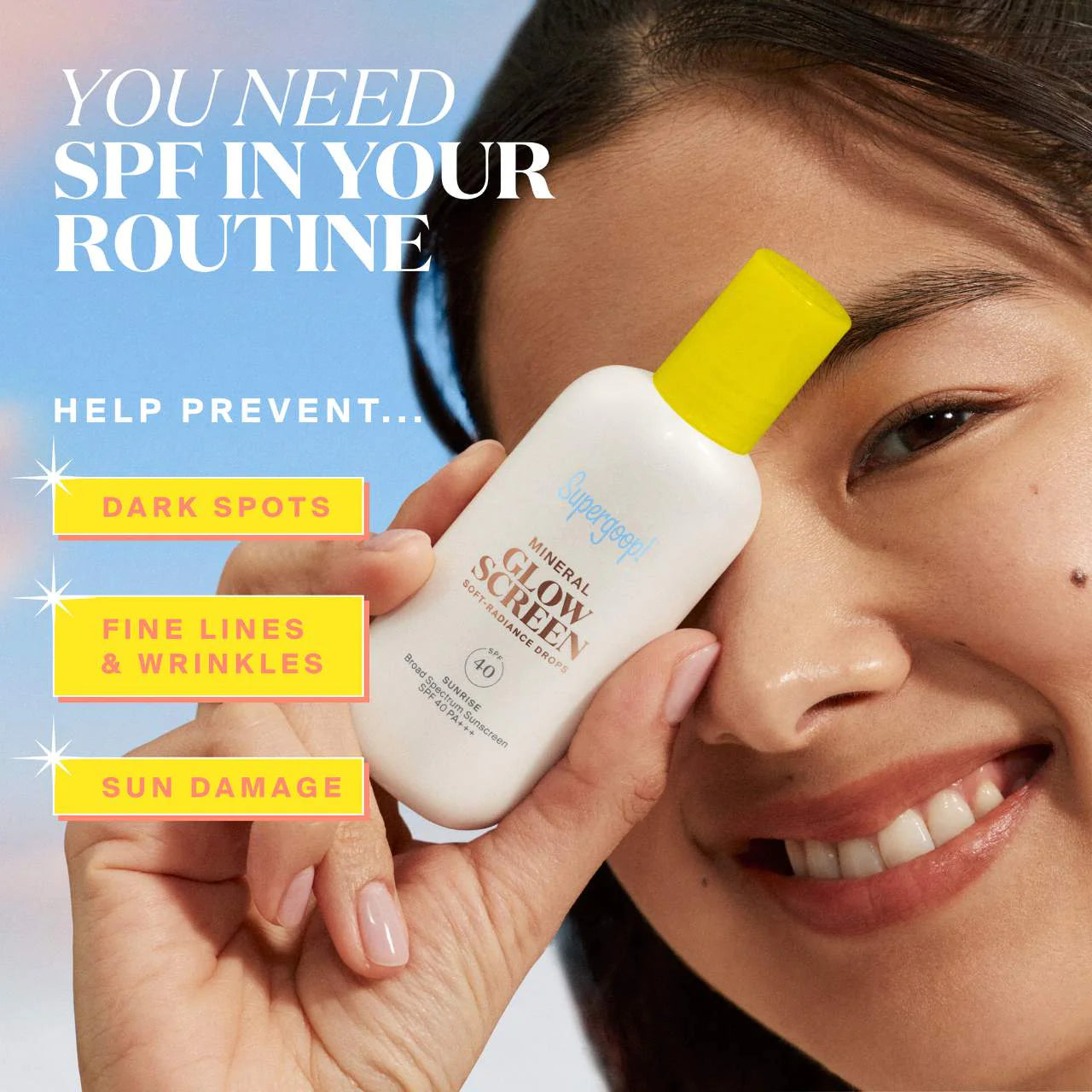 Mineral Glow Screen Soft-Radiance Drops - Sunrise
