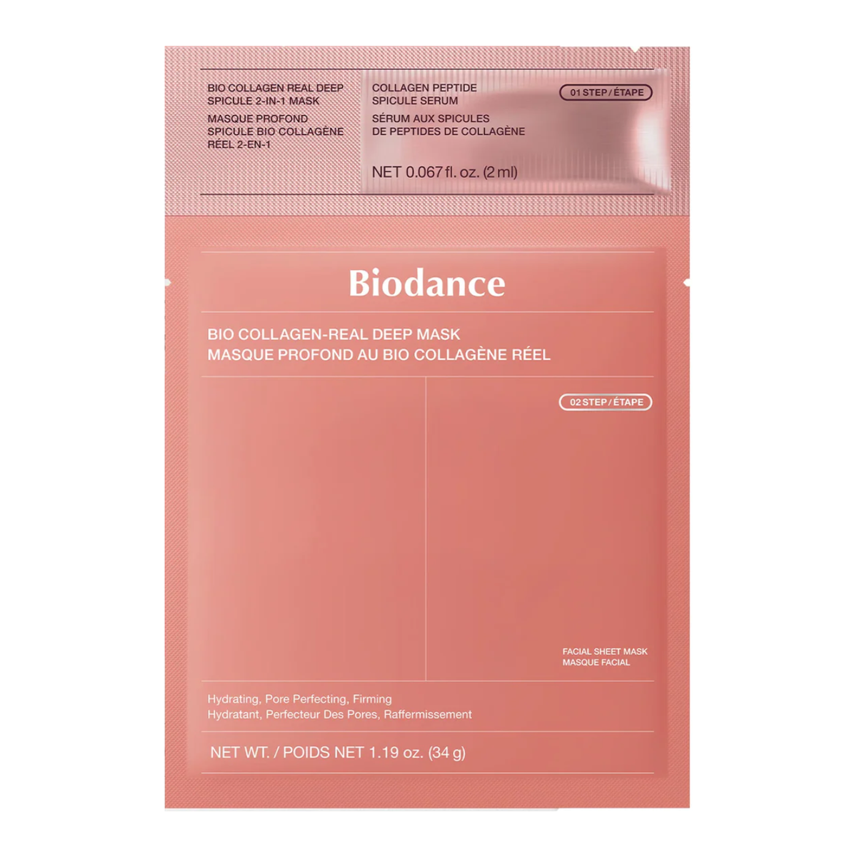 Biodance Bio Collagen Real Deep Spicule 2 Step Mask - 1 Pieza
