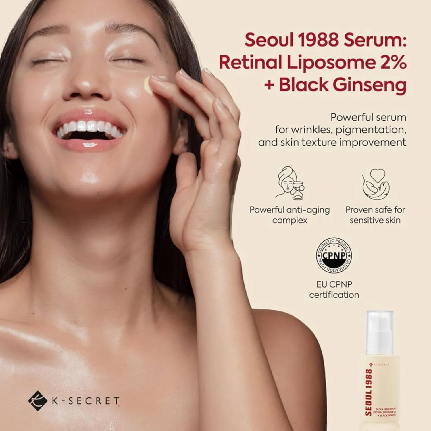 Seoul 1988 Serum : Retinal Liposome 2% + Black Ginseng