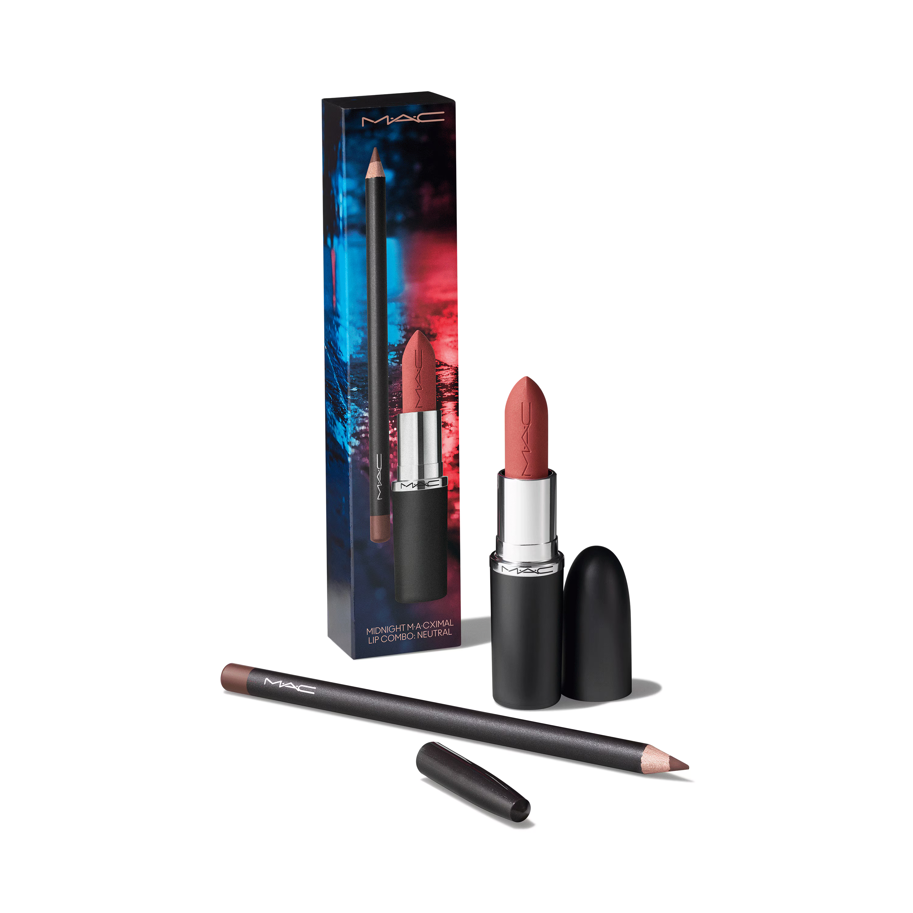 Midnight MACximal Lip Combo: Neutral