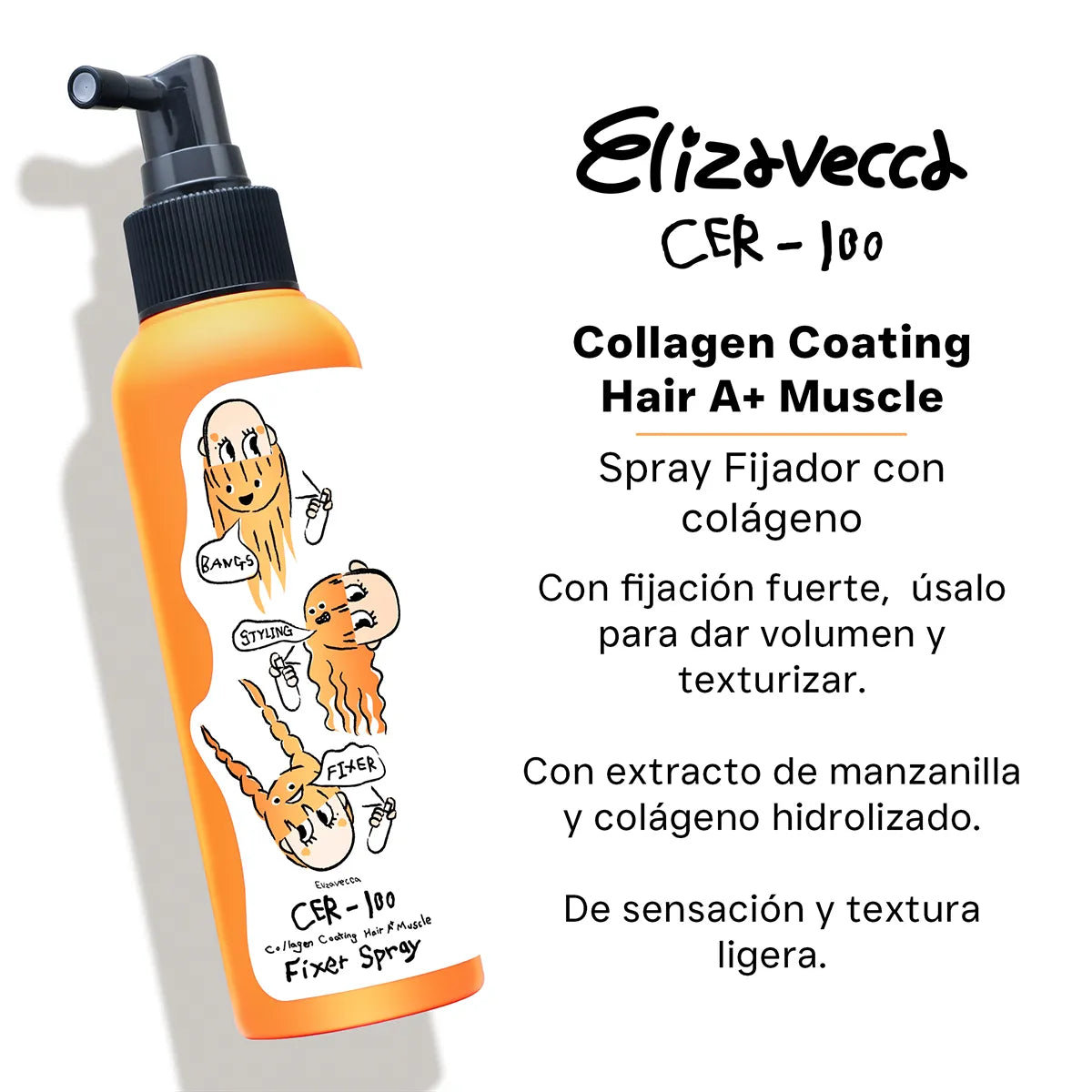 CER-100 Collagen Coating Hair A+ Muscle Fixer Spray