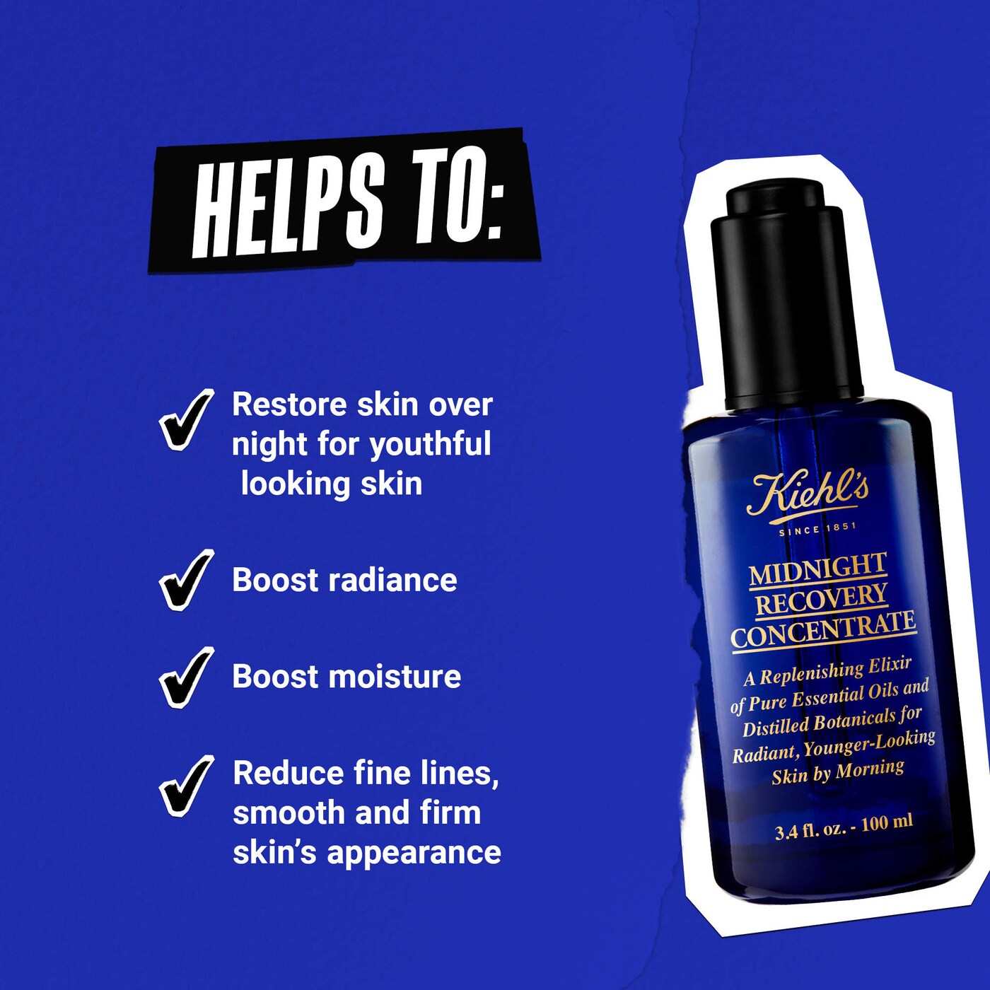 Midnight Recovery Concentrate Moisturizing Face Oil Serum