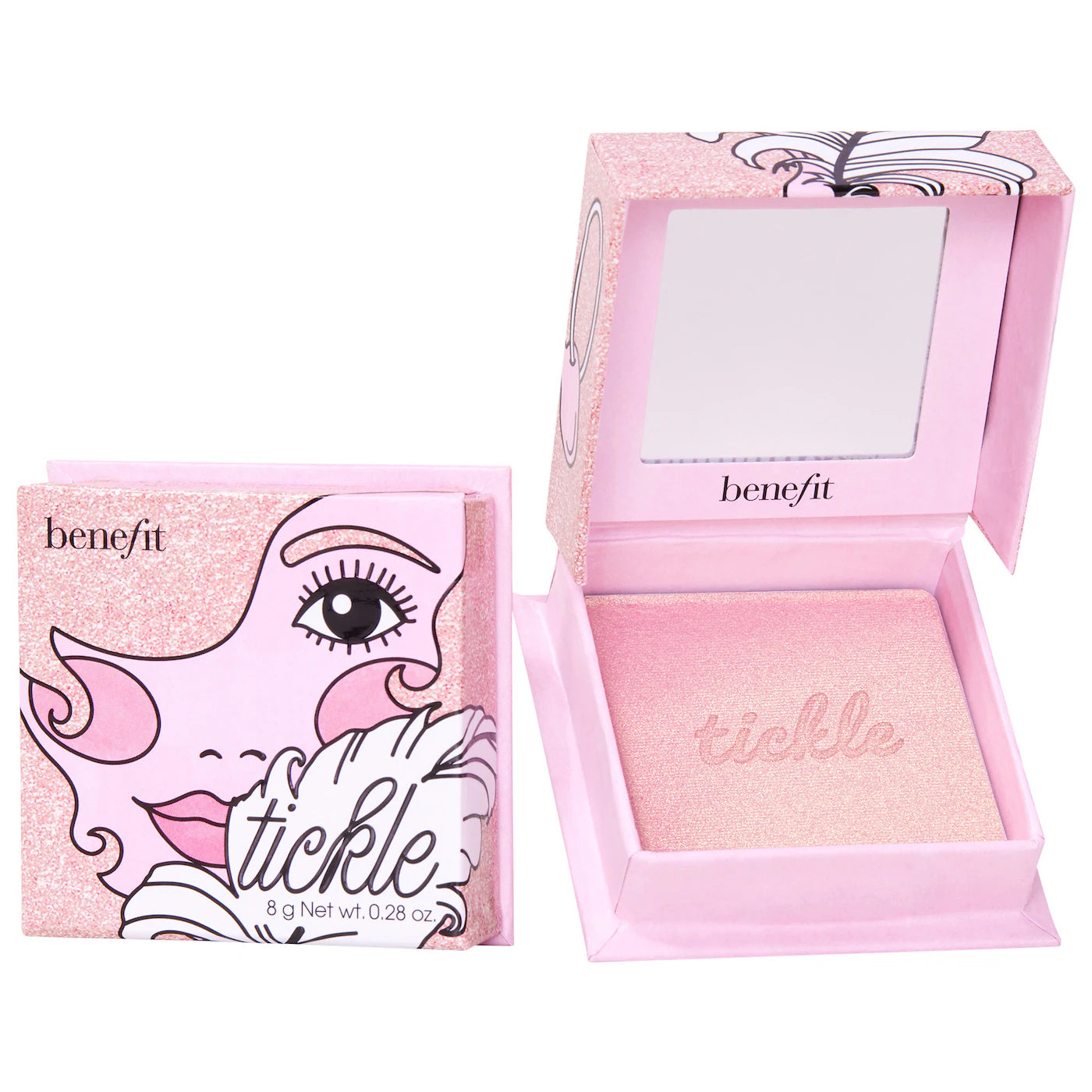 Shimmer Finish Powder Highlighter - Tickle