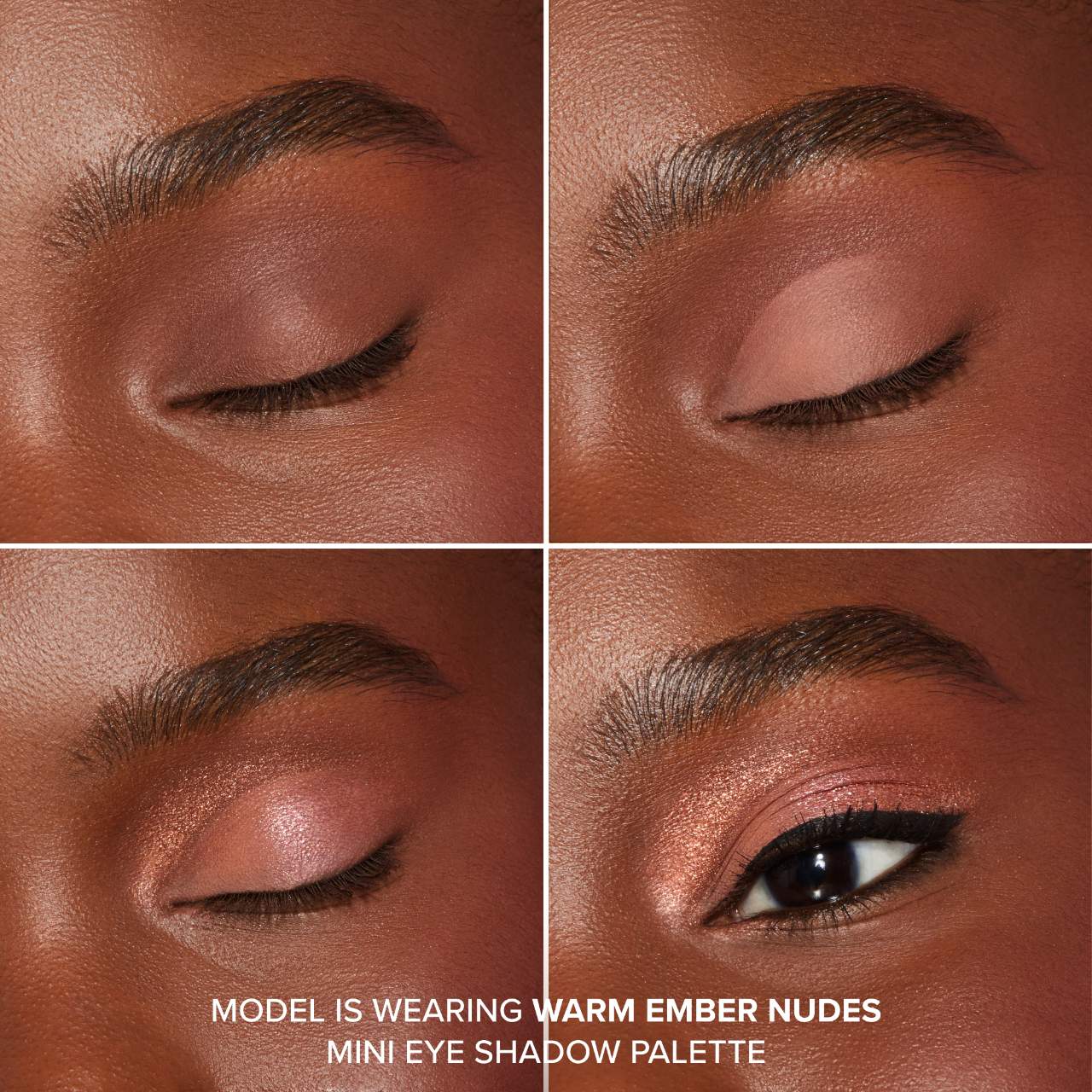 Mini Born This Way Complexion-Inspired Eyeshadow Palette Warm Ember Nudes