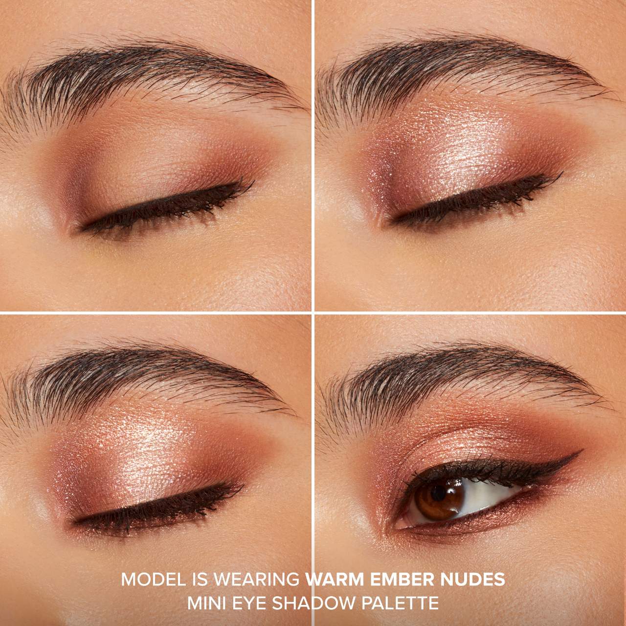 Mini Born This Way Complexion-Inspired Eyeshadow Palette Warm Ember Nudes