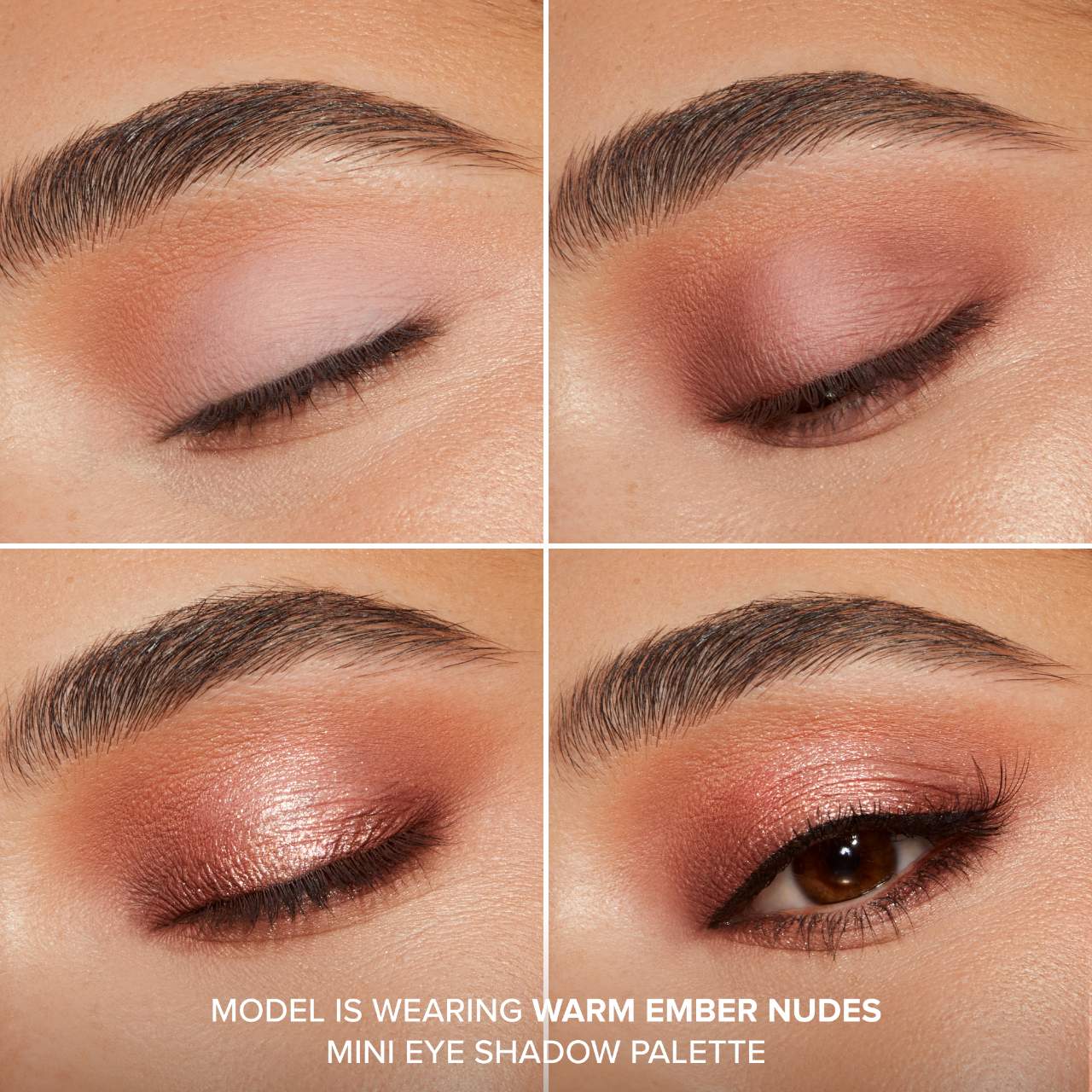 Mini Born This Way Complexion-Inspired Eyeshadow Palette Warm Ember Nudes