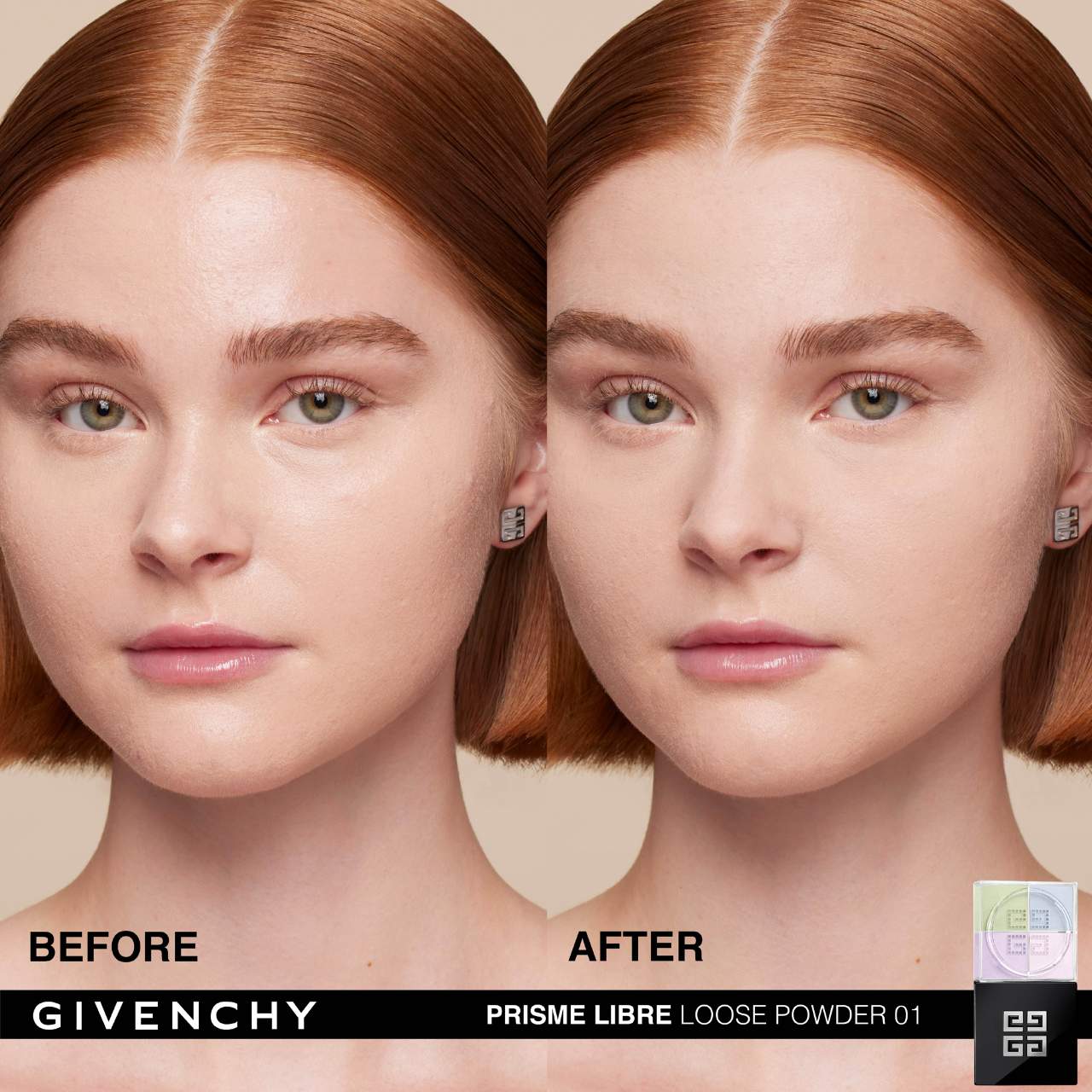 Prisme Libre 4-Color Loose Powder - 01 Mousseline Pastel