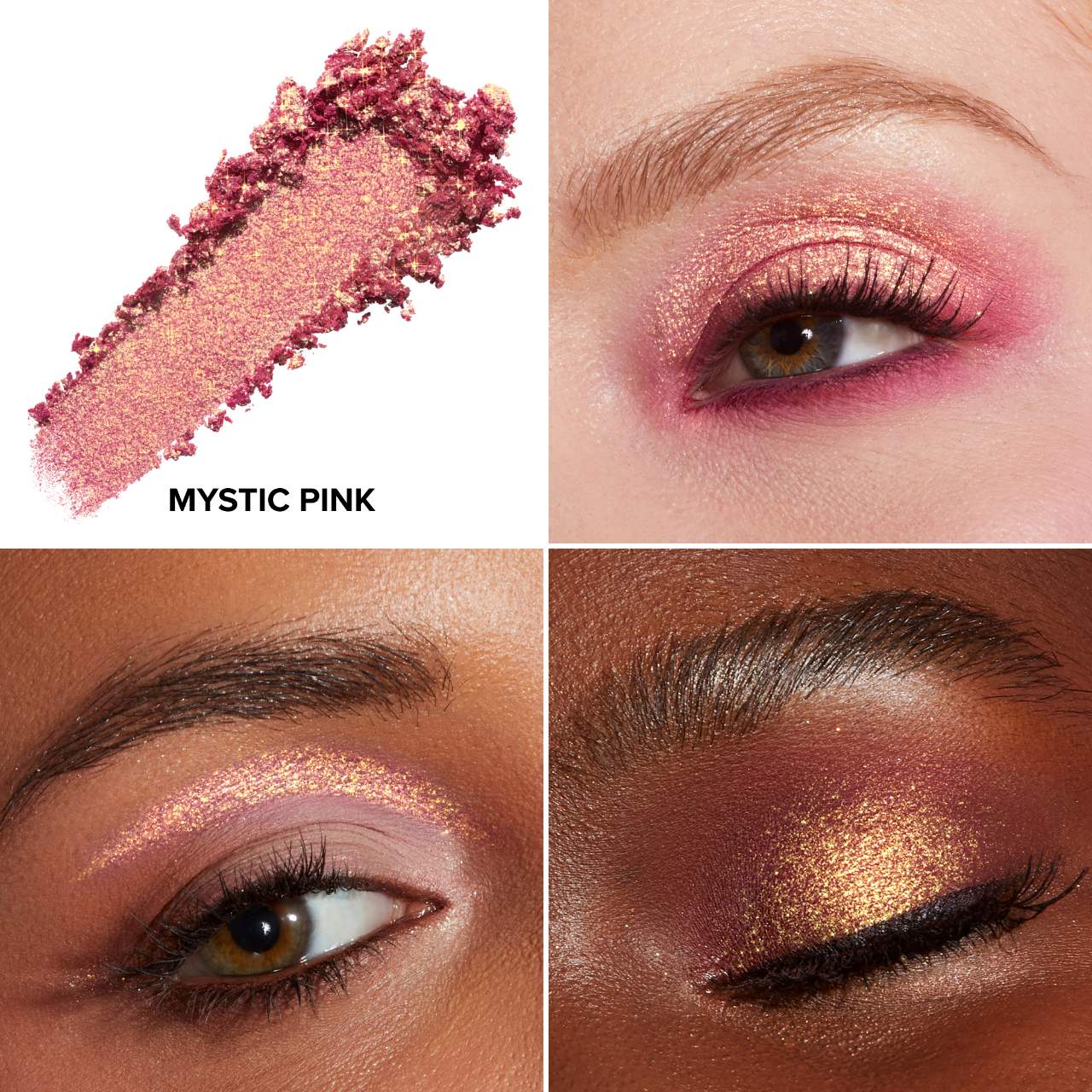 Disco Crush High Shine Glitter Eye + Face Sparkle - Mystic Pink