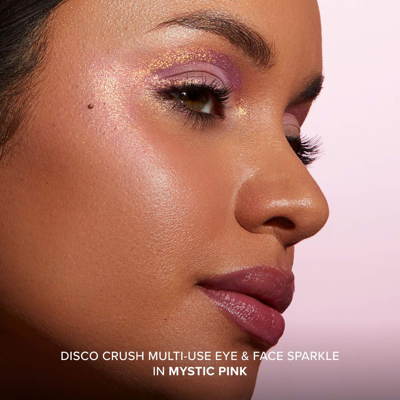 Disco Crush High Shine Glitter Eye + Face Sparkle - Mystic Pink