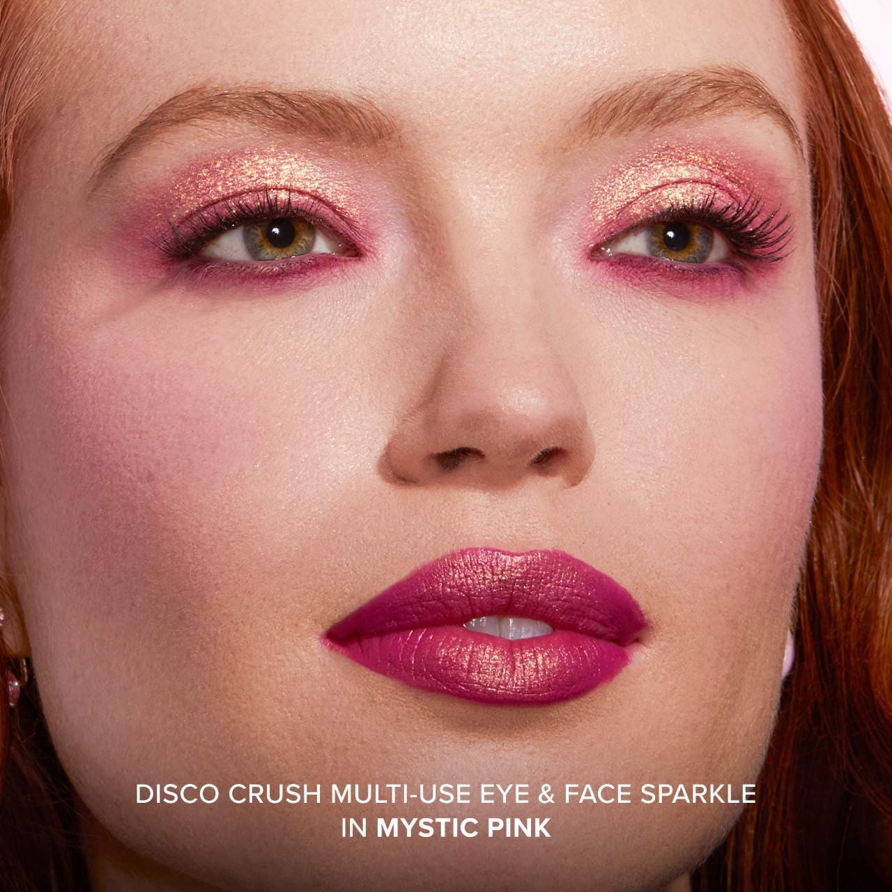 Disco Crush High Shine Glitter Eye + Face Sparkle - Mystic Pink