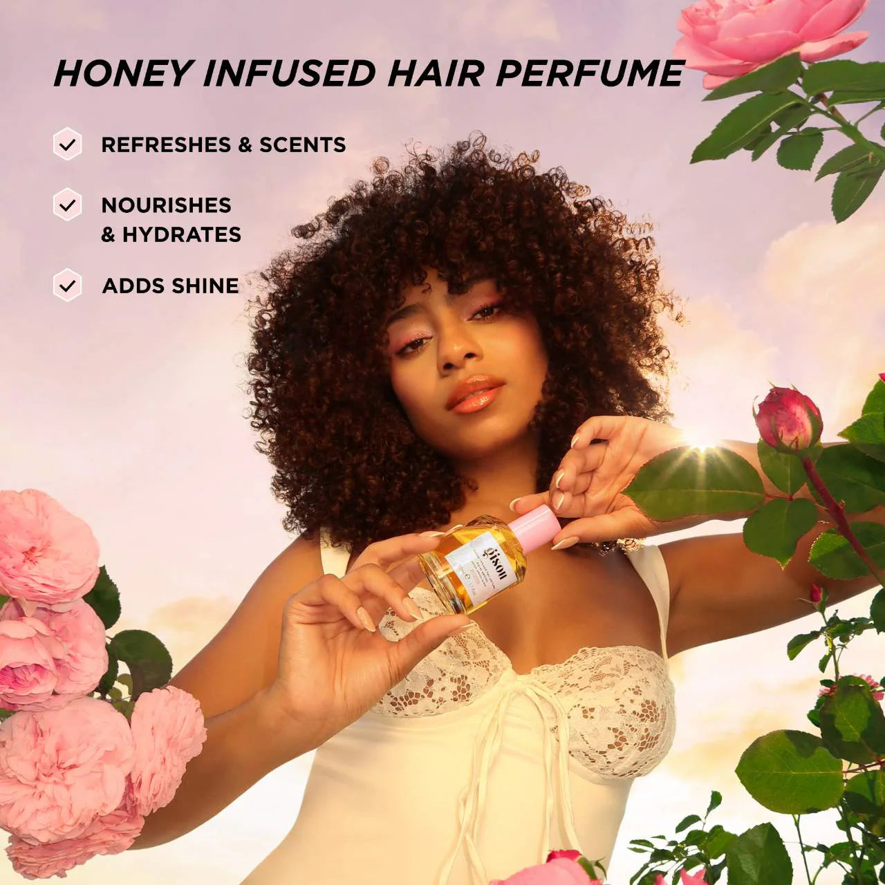 Honey Infused Hair Perfume - Wild Rose