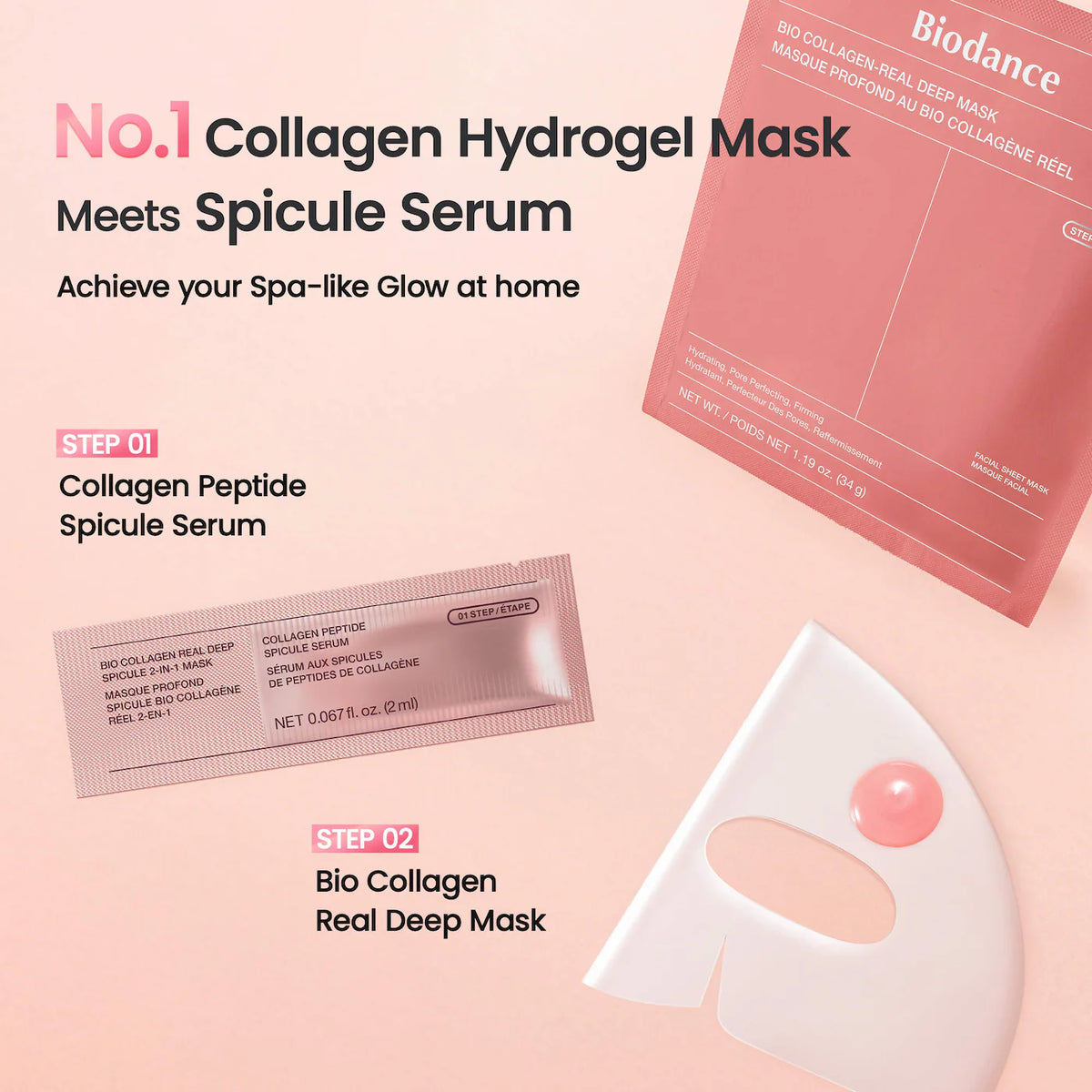 Biodance Bio Collagen Real Deep Spicule 2 Step Mask - 1 Pieza