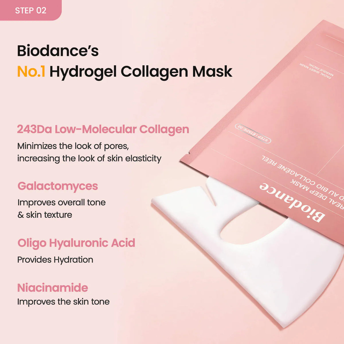 Biodance Bio Collagen Real Deep Spicule 2 Step Mask - 1 Pieza