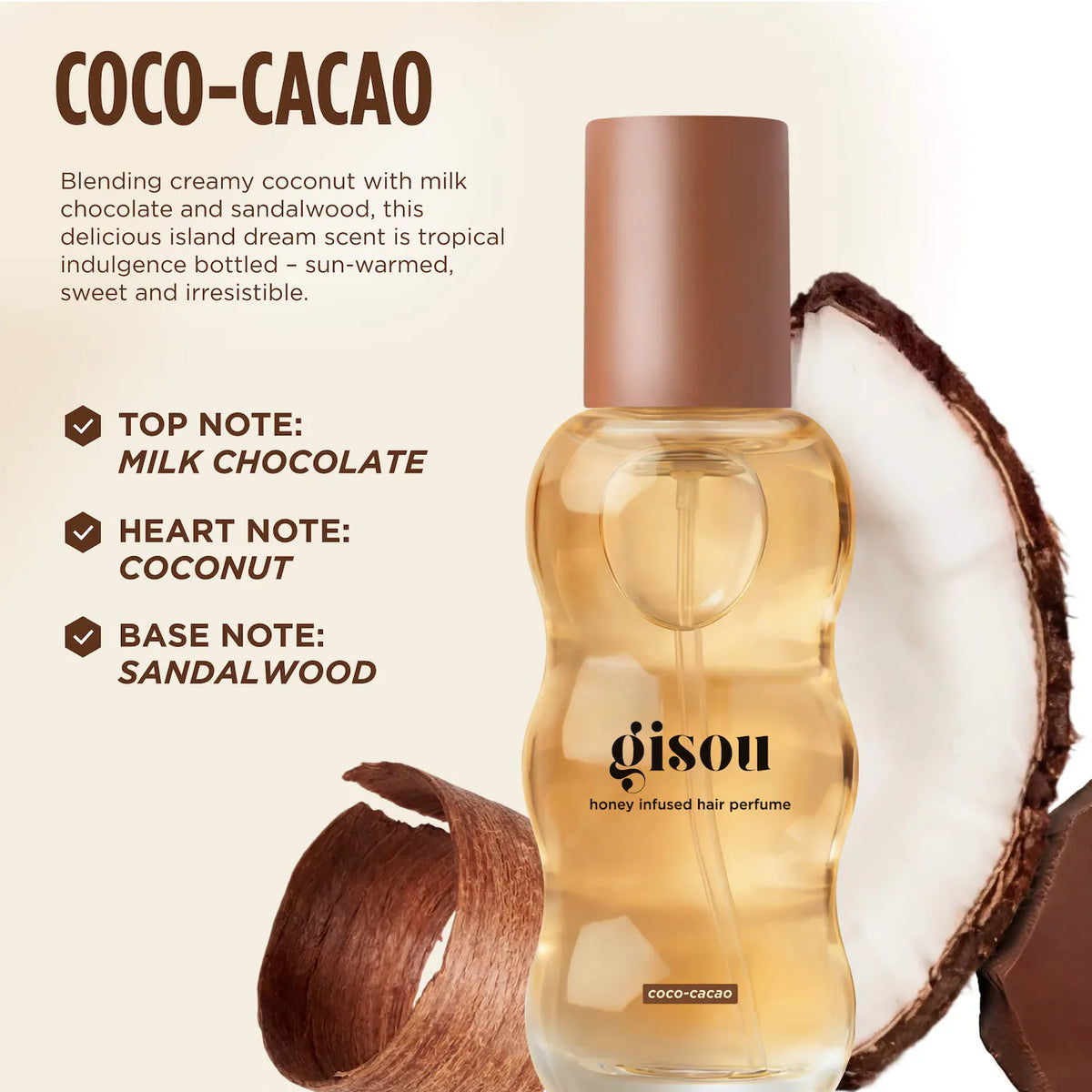Honey Infused Hair Perfume - Coco Cacao