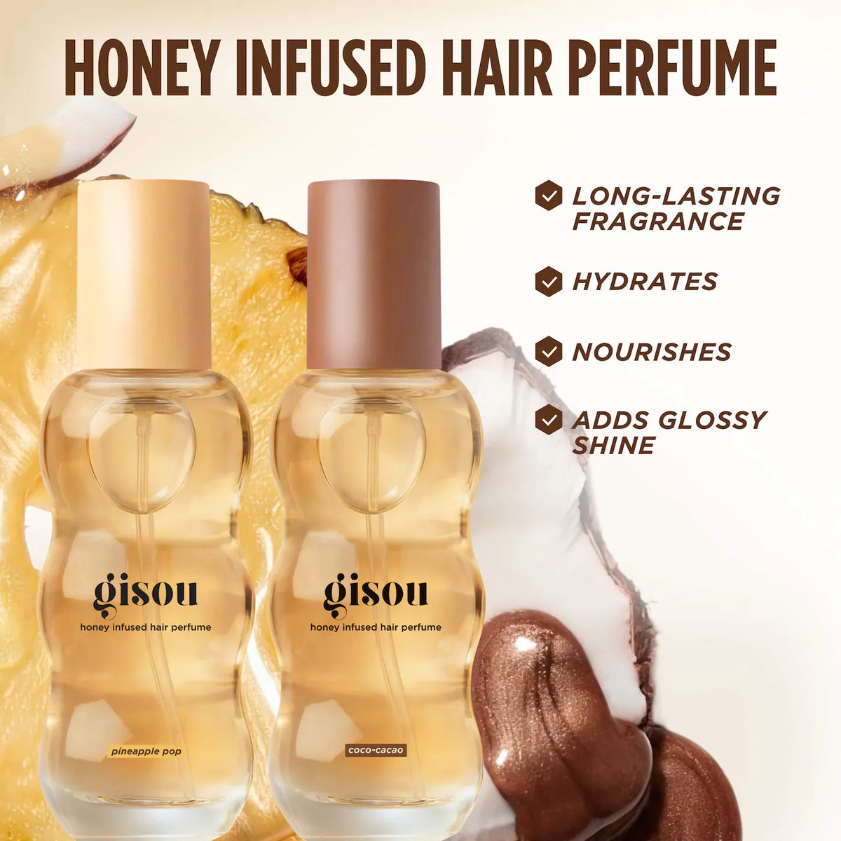 Honey Infused Hair Perfume - Coco Cacao