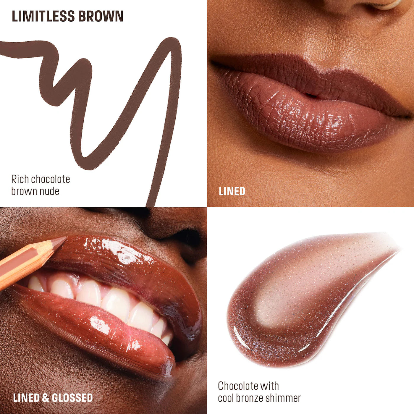 Mini Artist Color Pencil Lip Liner & Full Size Super Boost Lip Gloss Kit