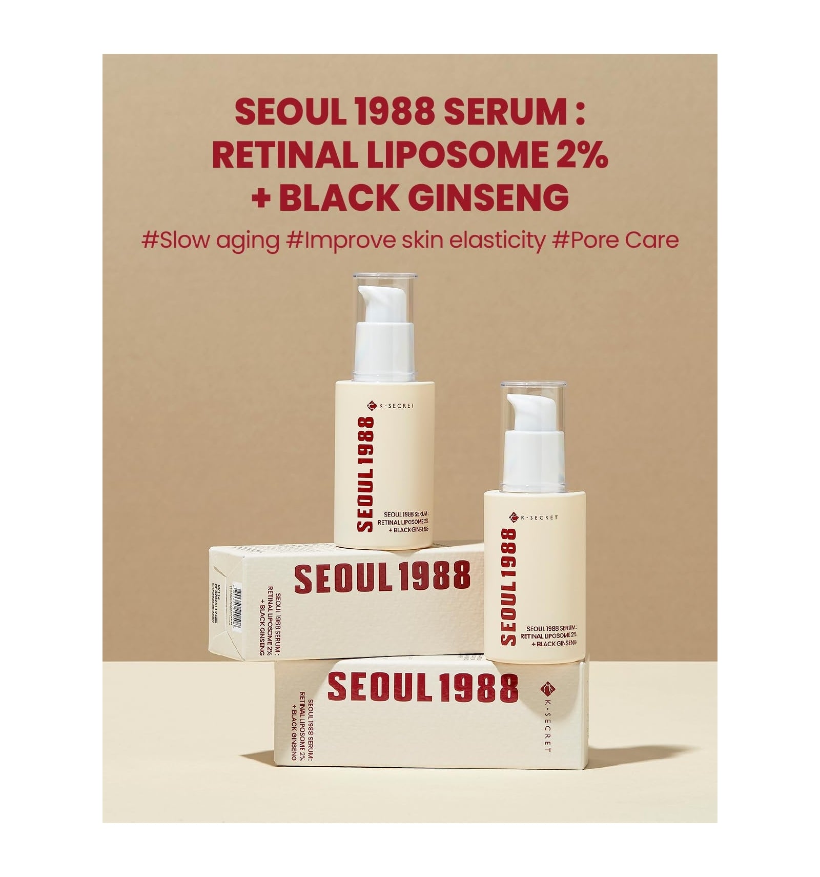 Seoul 1988 Serum : Retinal Liposome 2% + Black Ginseng